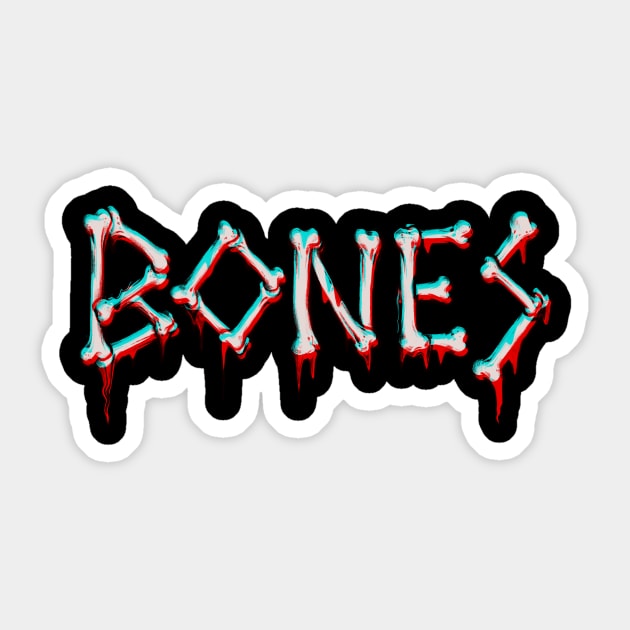 BONES Sticker by TyneBobier